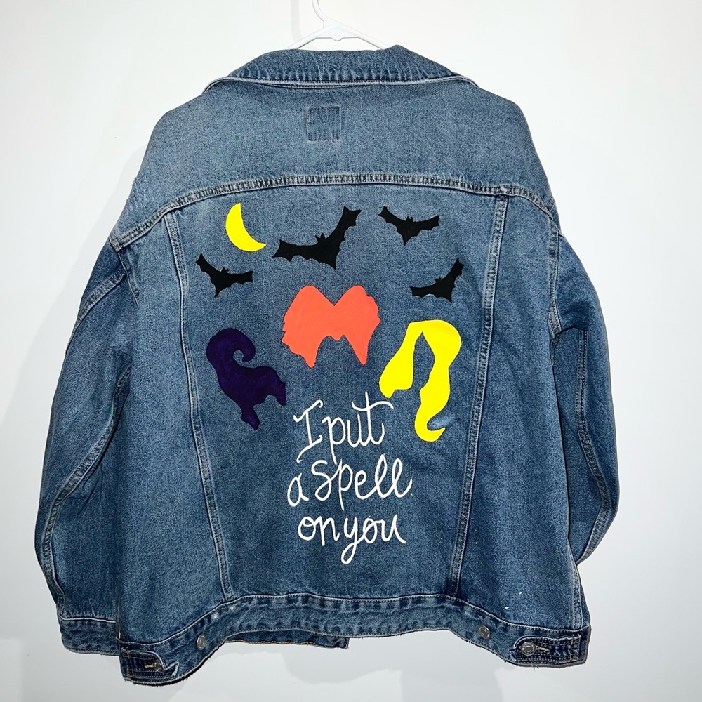 Hocus Pocus I Put A Spell On You Denim Jean Jacket